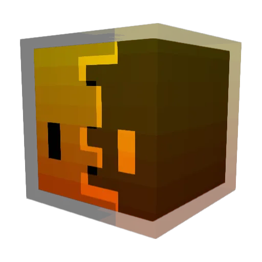 ZmiIee Minecraft avatar head, 3D render
