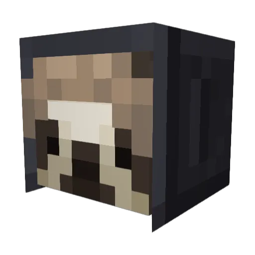 Znaka_fix Minecraft avatar head, 3D render