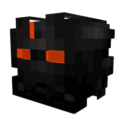 Znakee Minecraft avatar head, 3D render