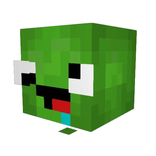 Zninja321 Minecraft avatar head, 3D render