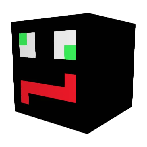 Znjaka Minecraft avatar head, 3D render