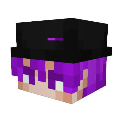 Znulls Minecraft avatar head, 3D render