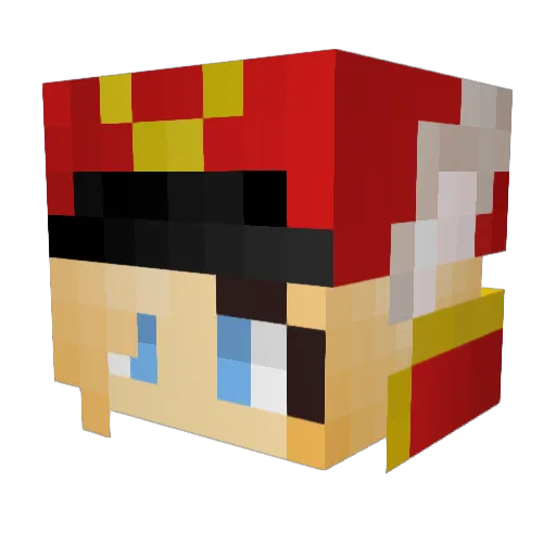 ZoGooD Minecraft avatar head, 3D render
