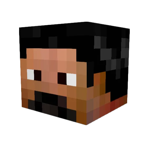 ZoSo1971 Minecraft avatar head, 3D render