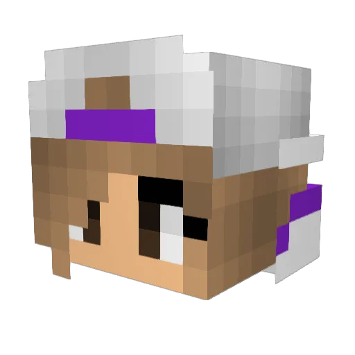 ZoZo041 Minecraft avatar head, 3D render