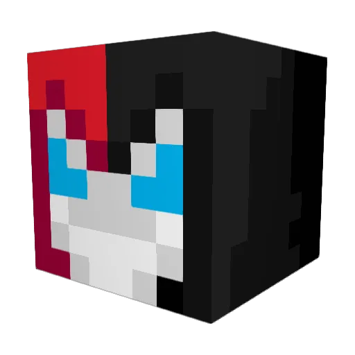Zoa_Random Minecraft avatar head, 3D render