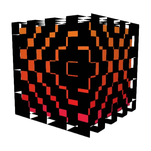 Zoartz Minecraft avatar head, 3D render