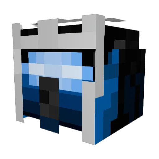Zobal3 Minecraft avatar head, 3D render