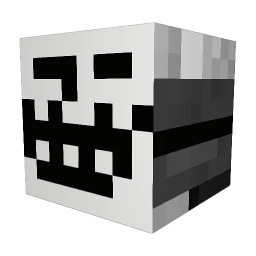 ZobdoS Minecraft avatar head, 3D render