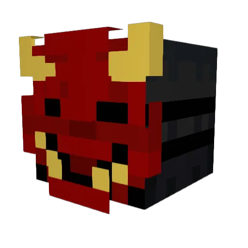 Zobo56 Minecraft avatar head, 3D render