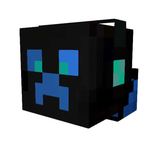 ZoccerX Minecraft avatar head, 3D render