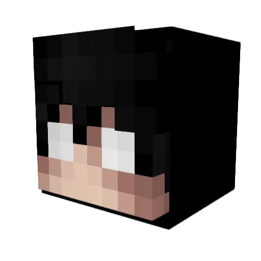 ZockMASTERS Minecraft avatar head, 3D render