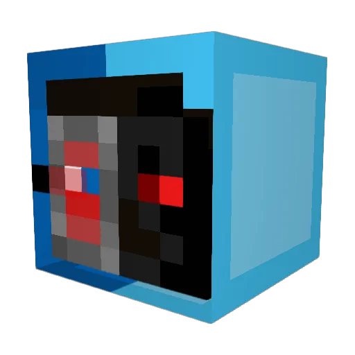 ZockMeister_ Minecraft avatar head, 3D render