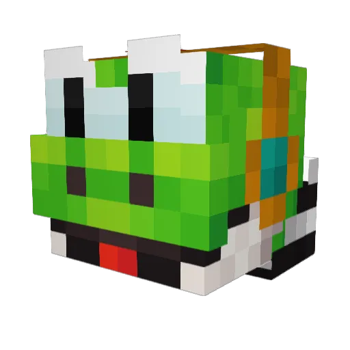 Zocker_Jamie Minecraft avatar head, 3D render