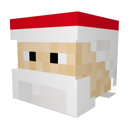 Zockerstation Minecraft avatar head, 3D render