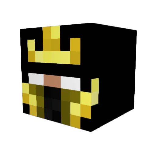 Zodde123 Minecraft avatar head, 3D render