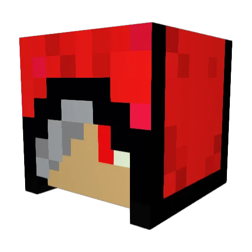 ZodiacDrex Minecraft avatar head, 3D render