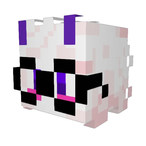 ZodiacFrank Minecraft avatar head, 3D render