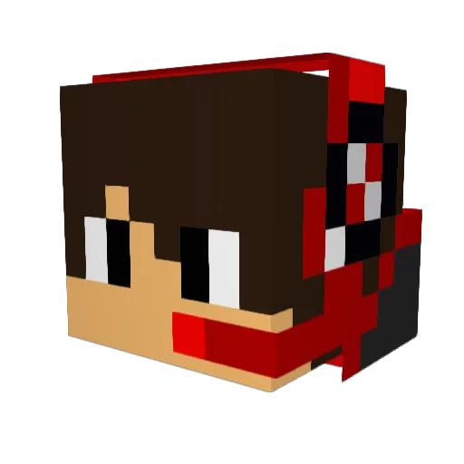 ZodiacMVP Minecraft avatar head, 3D render