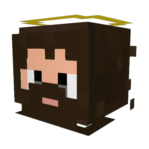 ZodiacR Minecraft avatar head, 3D render