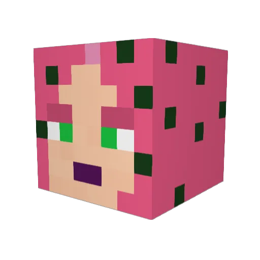 ZodiacTheCreator Minecraft avatar head, 3D render