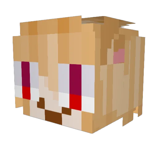 ZodiacTheGoblin Minecraft avatar head, 3D render