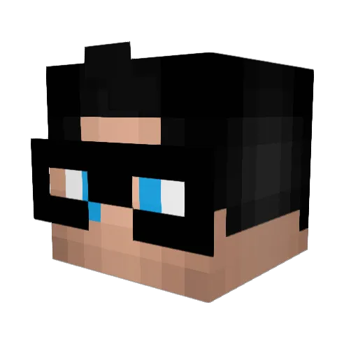 ZodiacTheRam Minecraft avatar head, 3D render