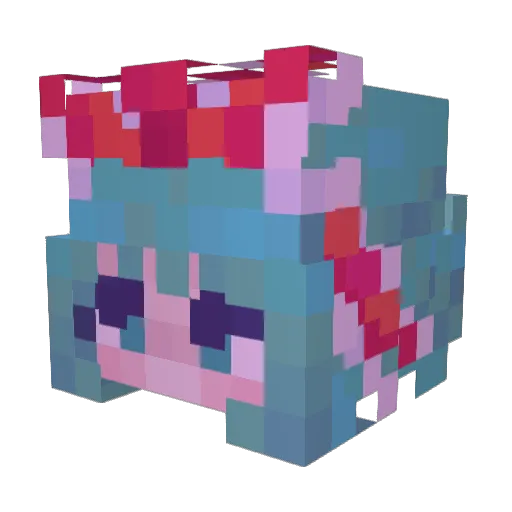 Zodiac_Arcane Minecraft avatar head, 3D render
