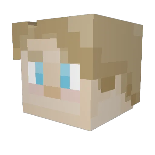 Zodiac_Mystic Minecraft avatar head, 3D render