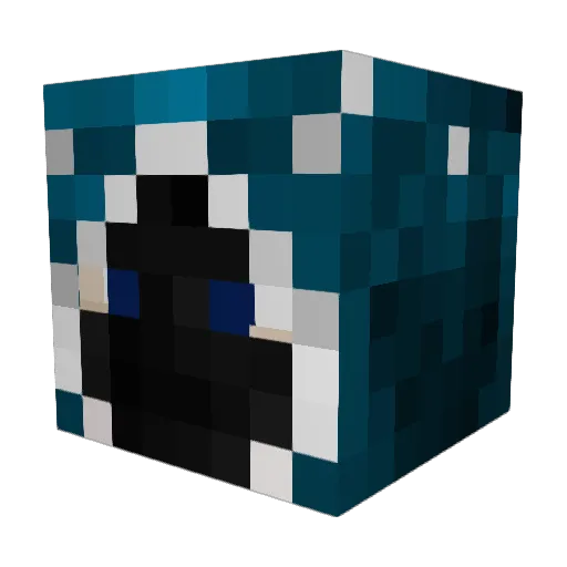 Zodiac_Scythe Minecraft avatar head, 3D render