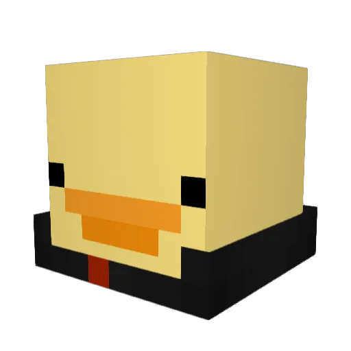 Zodiac_X06 Minecraft avatar head, 3D render