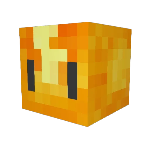 ZoeThePotato Minecraft avatar head, 3D render