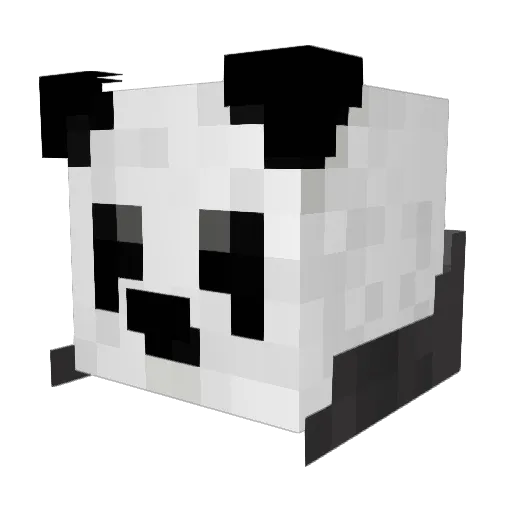 Zoedda Minecraft avatar head, 3D render