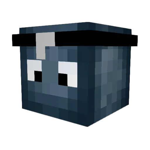 Zoeoooeeeoooooo Minecraft avatar head, 3D render