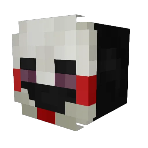 Zoey0225 Minecraft avatar head, 3D render
