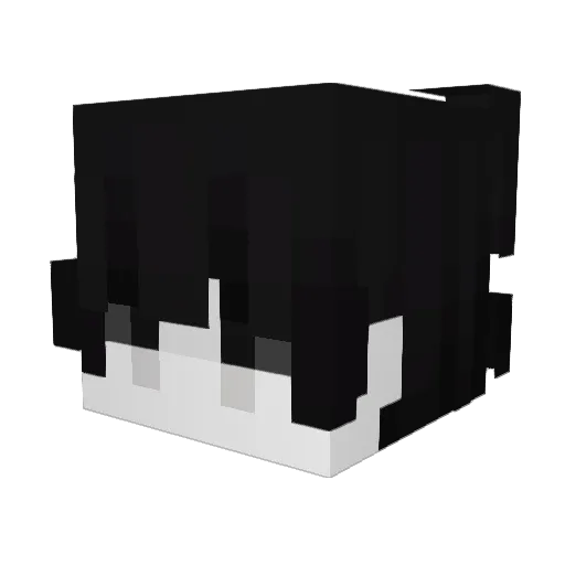 Zoey114514 Minecraft avatar head, 3D render