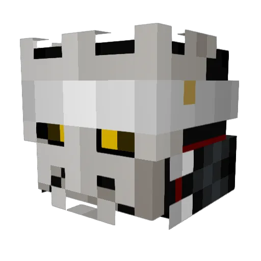 ZoeyKeaterz Minecraft avatar head, 3D render