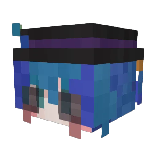 Zoey_Moore Minecraft avatar head, 3D render