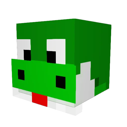 Zoffmann Minecraft avatar head, 3D render