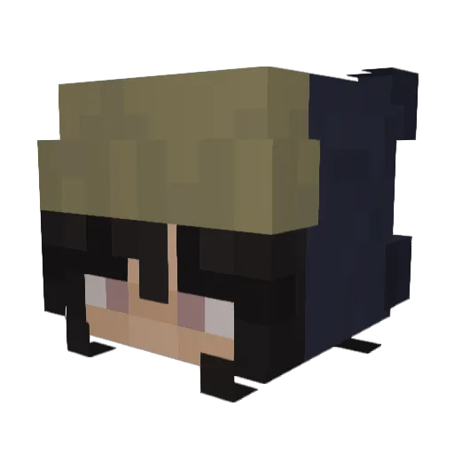 Zoffs007 Minecraft avatar head, 3D render