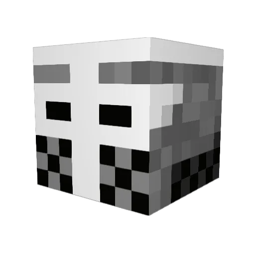 Zog_zog Minecraft avatar head, 3D render
