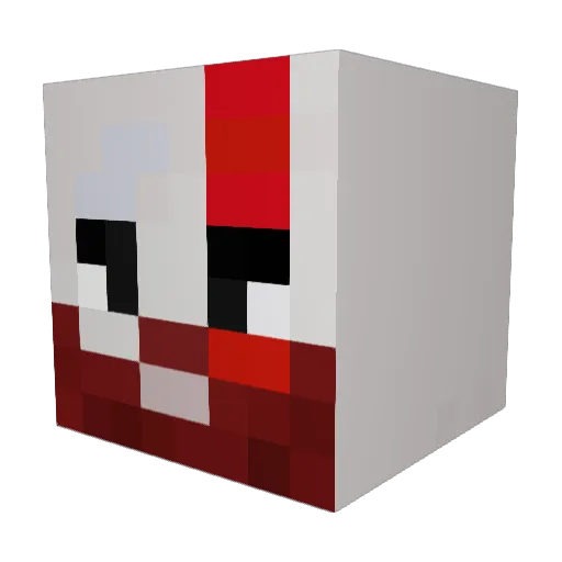 Zogerz Minecraft avatar head, 3D render
