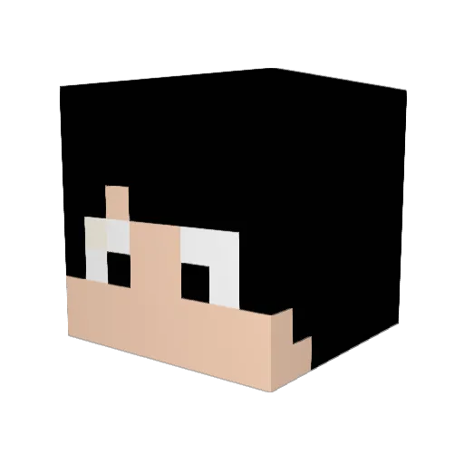 Zogul2 Minecraft avatar head, 3D render