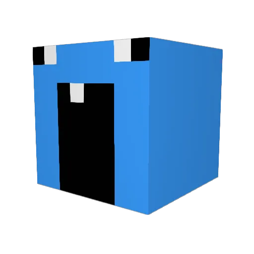 Zohan1945krigere Minecraft avatar head, 3D render