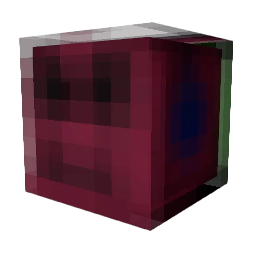 ZokDL Minecraft avatar head, 3D render