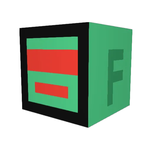 Zokin55 Minecraft avatar head, 3D render
