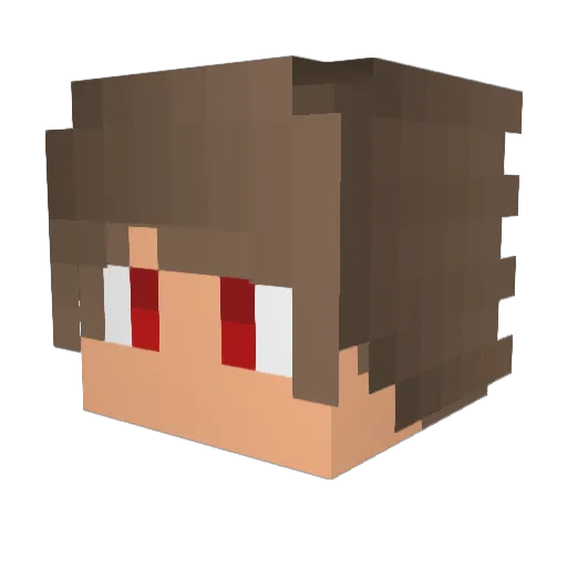 Zolar_ Minecraft avatar head, 3D render