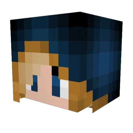 Zolee1221 Minecraft avatar head, 3D render