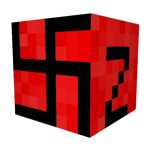 ZolikAlpha Minecraft avatar head, 3D render