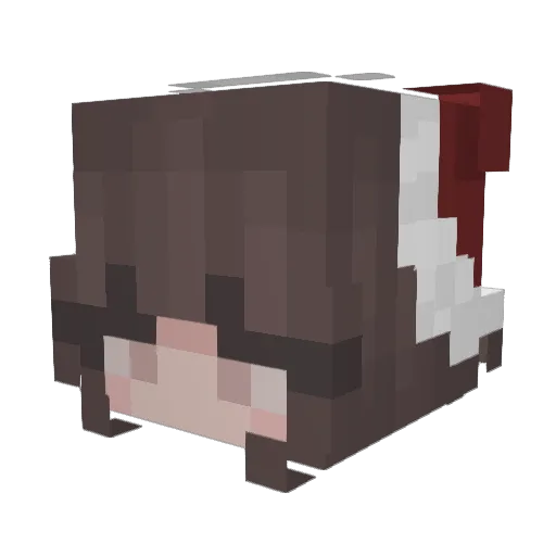 Zolo_Capricorn Minecraft avatar head, 3D render